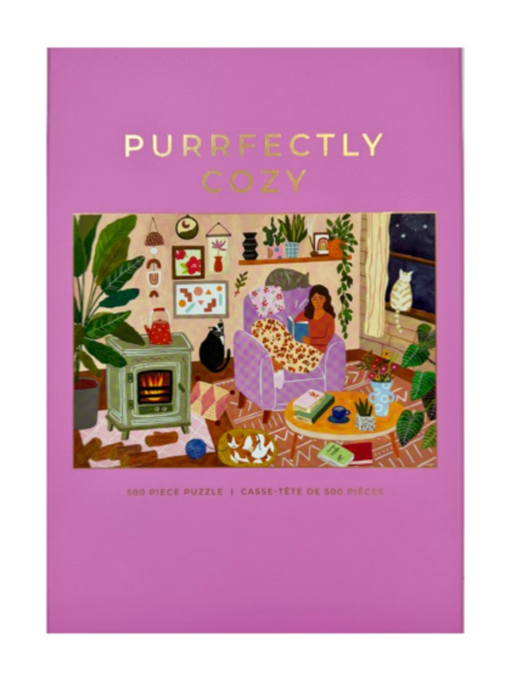 Hobbry Purrfectly Cozy 500 Piece Jigsaw Puzzle NEW Sealed